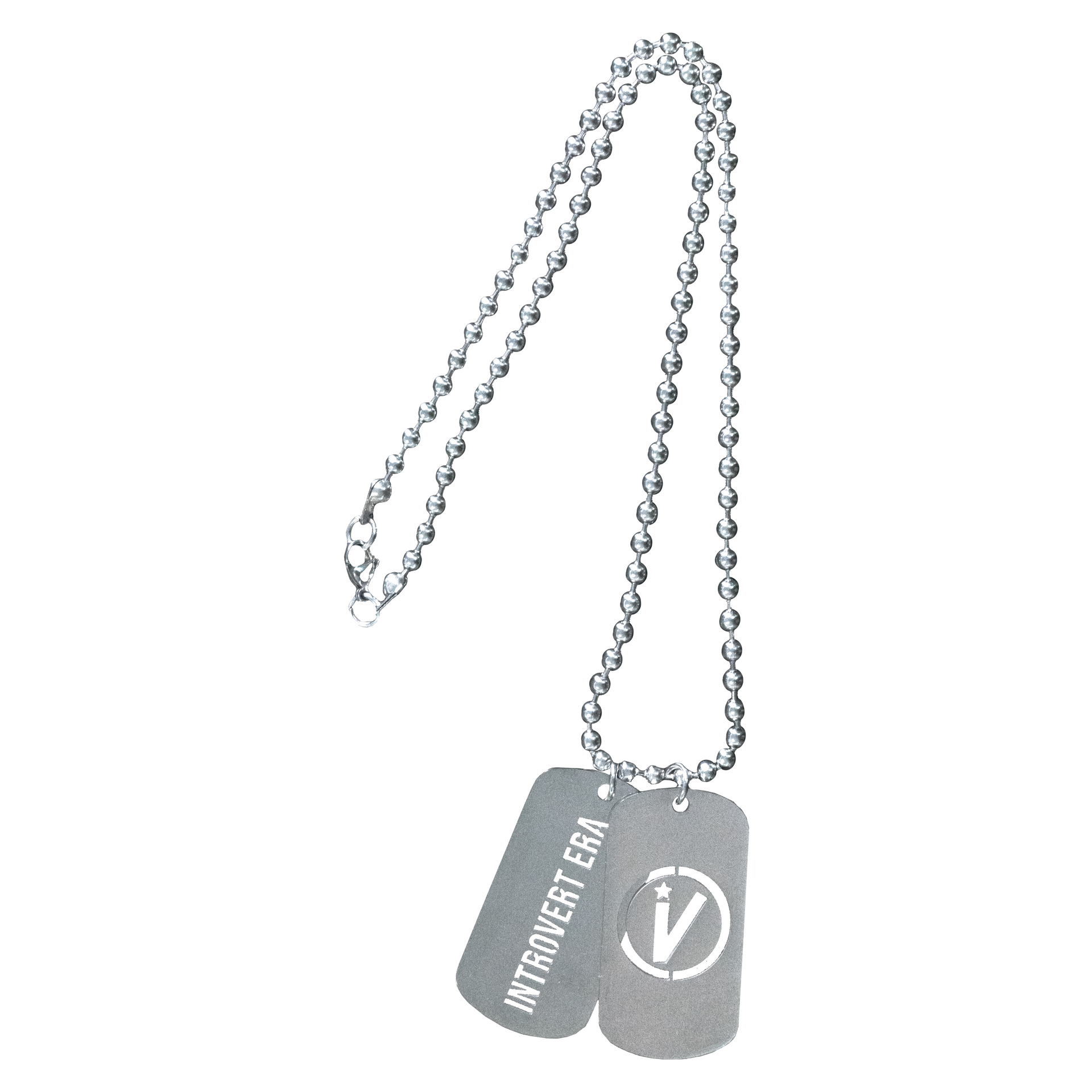 SILENT WAR DOG TAG CHAIN